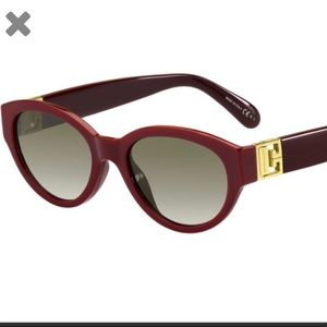 Givenchy red sunglasses